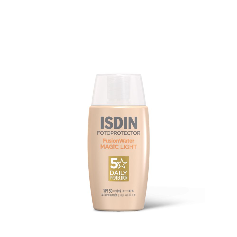 ISDIN Fusion Water Magic Color Light SPF50 50 ml Crema solare