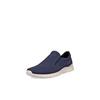 Slipper ECCO "IRVING", Herren, Gr. 39, blau (marine), Nubukleder, sportlich, Schuhe, Slip on Sneaker, Halbschuh, Freizeitslipper mit Stretcheinsätze