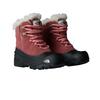Winterstiefel THE NORTH FACE "Y SHELLISTA V LACE WP", Damen, Gr. 32, braun (canyon dust), Leder, sportlich, Schuhe, Wasserdicht