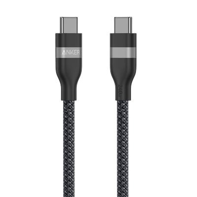 Anker USB-C to USB-C Cable (6 ft, 240W, Upcycled-Braided)