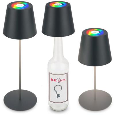 Tischlampe - 2,5W, 200lm, kabellos, led, dimmbar, RGBW, anthrazit Image