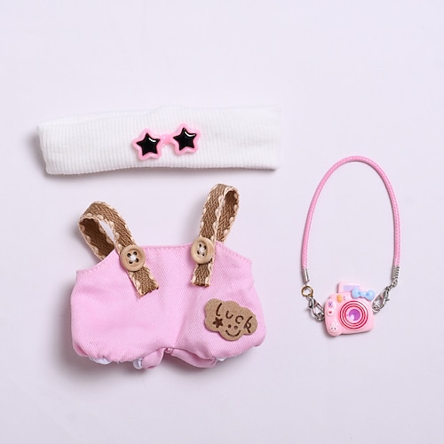 Puppenkleidungsset für 15 cm/17 cm Puppenzubehör 3-teiliges Set Outfits für Puppe handgefertigte stylische Puppenkleidung für Puppe (keine Puppe)