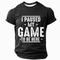 Herren Spiel Lustiger Slang T Shirt Kurzarm T-Shirt 3D-Druck Rundhalsausschnitt Hemd Mode Täglich Basic Straße Lässig Täglich Schwarz Rote Blau Sommer Frühling Ganzjahres Bekleidung S M L XL XXL XXXL