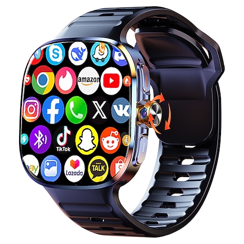 imosi Android Smart Watch Herren GPS 3 GB RAM/32 GB ROM Speicher HD Dualkamera NFC 2G 4G SIM-Karte WLAN kabelloser schneller Internetzugang