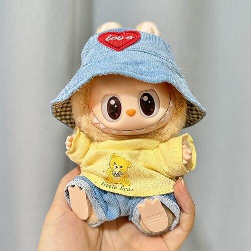 Kleidung Set für 17cm Puppen Mode Kleidungszubehör (Keine Puppe) Süße Kleidung geeignet für 6,69 Zoll (17cm) Puppe Weihnachtsgeschenk Image