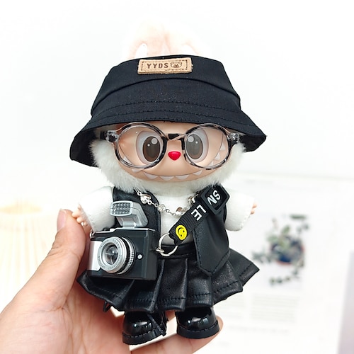 17 cm Vinyl Puppenbekleidungszubehör 6,7 Zoll Handgefertigte Häkelkleidung für Vinylfigur Mode-Outfits Einzigartiger Stil (Nur Outfit) Weihnachtsgeschenk Image