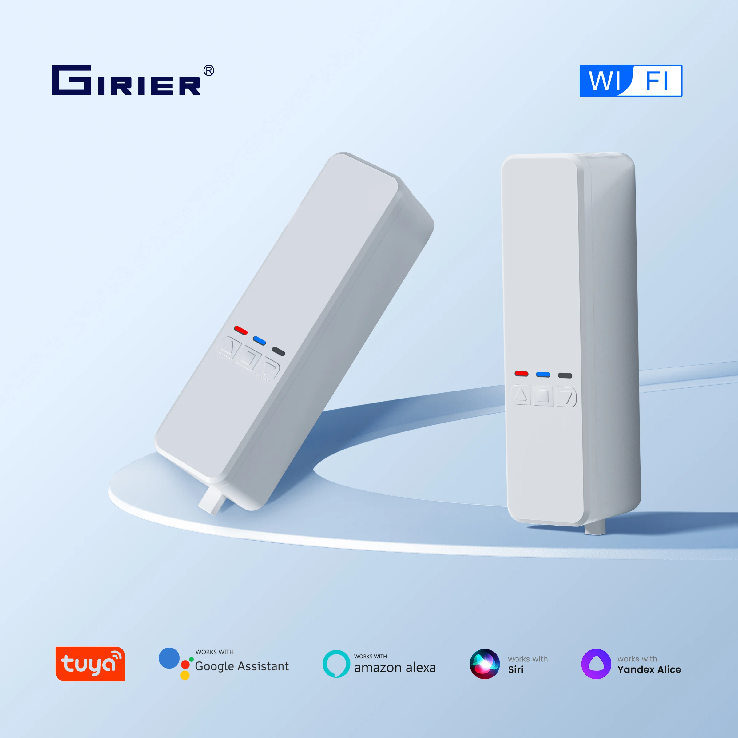 GIRIER Tuya Smart Vorhang Motor WiFi RF433 Kettenrollos Motor für Shade Shutter Funktioniert mit Hey Google Alexa Smart Life APP Image