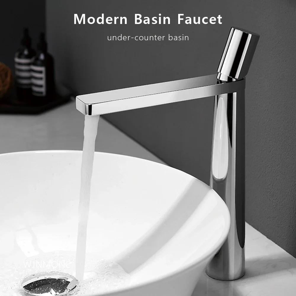 Moderne Chrom Waschbecken Wasserhahn Deck Montiert Messing Bad Wasserhahn Wasser Sparen Heiß Kalt Mixer Wasserhahn Wc Waschbecken Waschbecken Wasserhahn Luxus gebürstetes Gold Waschtisch Wasserhahn