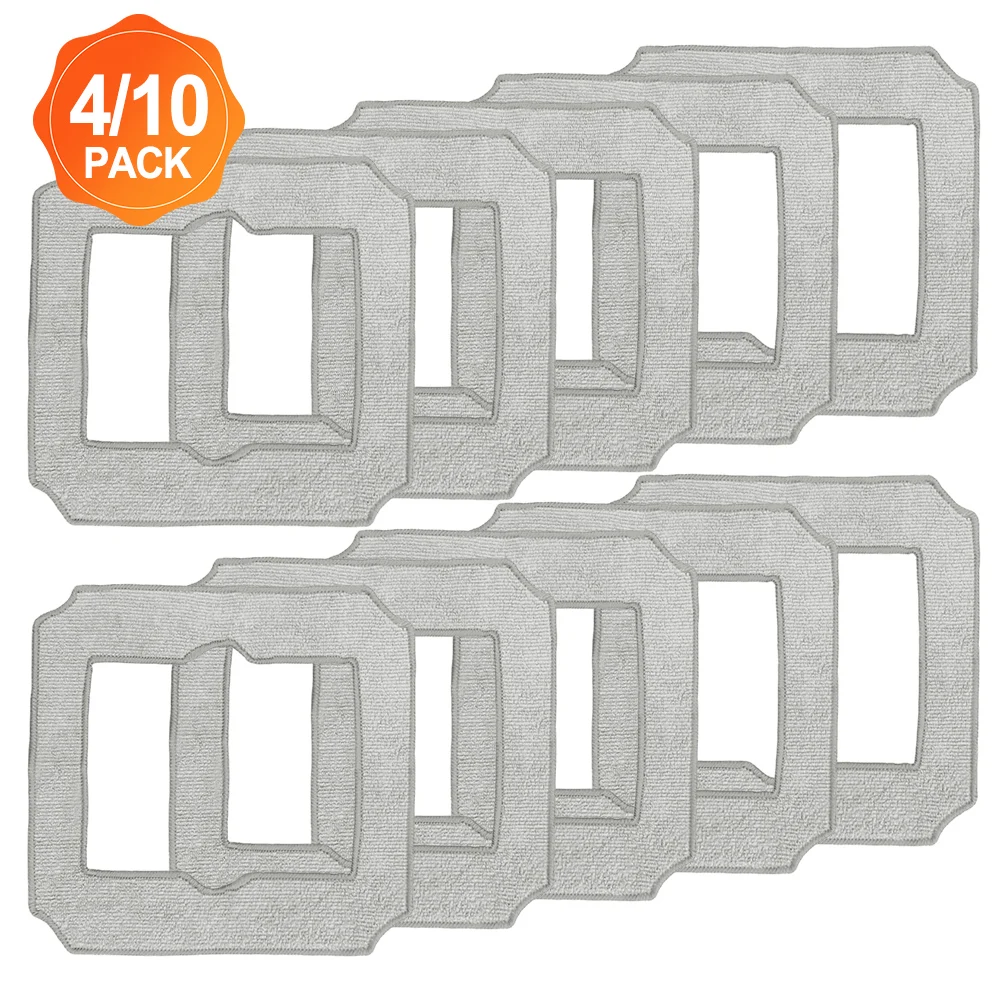 4/10Pcs Wischen Pads Für ECOVACS Für WINBOT MINI Ersatzteile W-CC02-0012 Mopp Tuch Fenster Staubsauger Reinigung mops Ersetzen Image