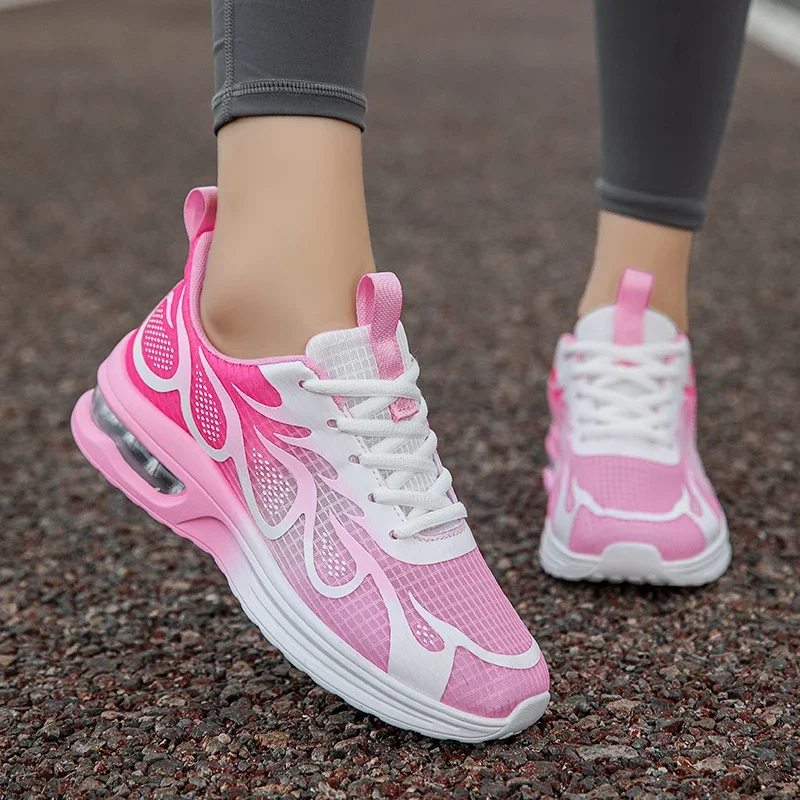 Neue frauen Turnschuhe Große Größe Atmungsaktive Bequeme Laufschuhe Mode Outdoor Casual Dämpfung Sport Schuhe Tennis Fitness Schuhe