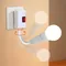 E27 douille lampe porte-ampoule prise directe tête de lampe rotative avec interrupteur prise ue support de lampe lampe de Table LED Base de lampe
