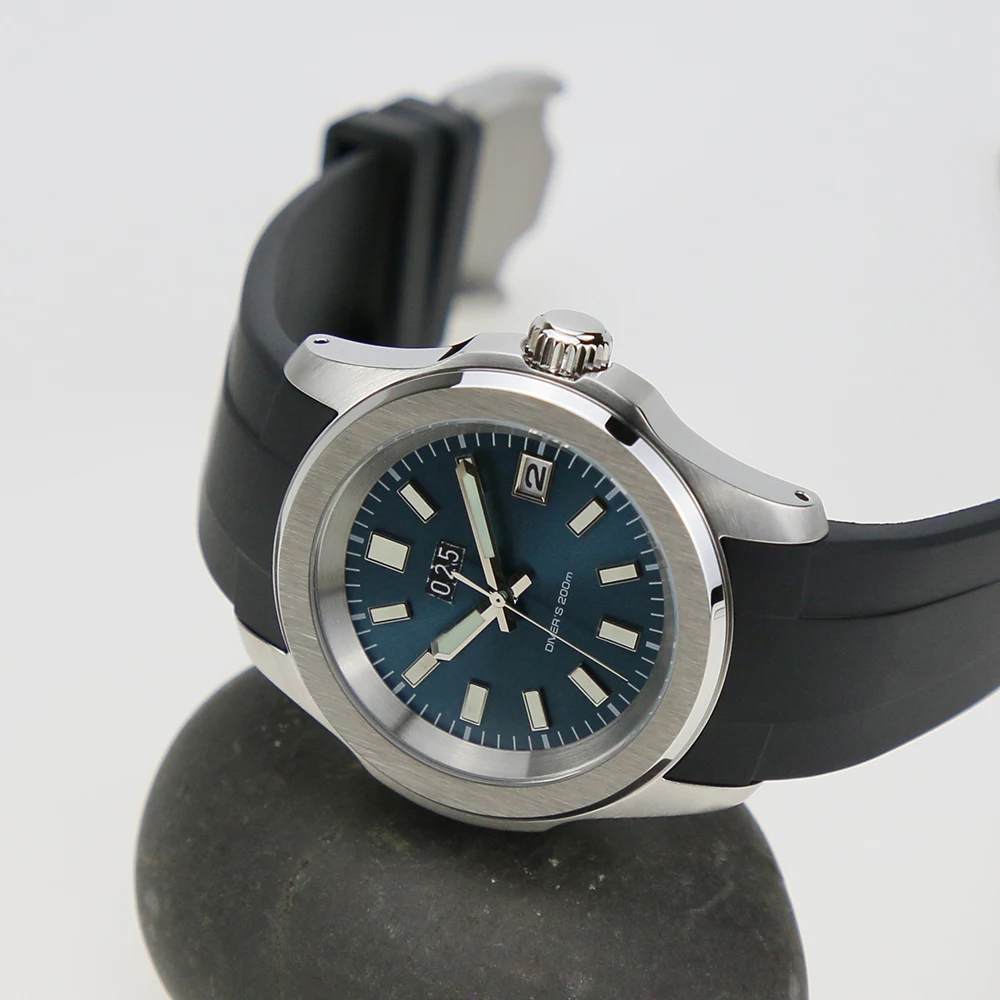 10ATM 41,5 mm 316L Edelstahl passend für Automatik NH35 NH36 NH38 NH70 Uhrwerk 28,5 mm Zifferblatt Uhrengehäuse Image