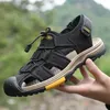 Sommer Männer Sandalen Aus Echtem Leder Herren Casual Schuhe Outdoor Männer Leder Sandalen für Männer Strand Schuhe Römischen herren Schuhe