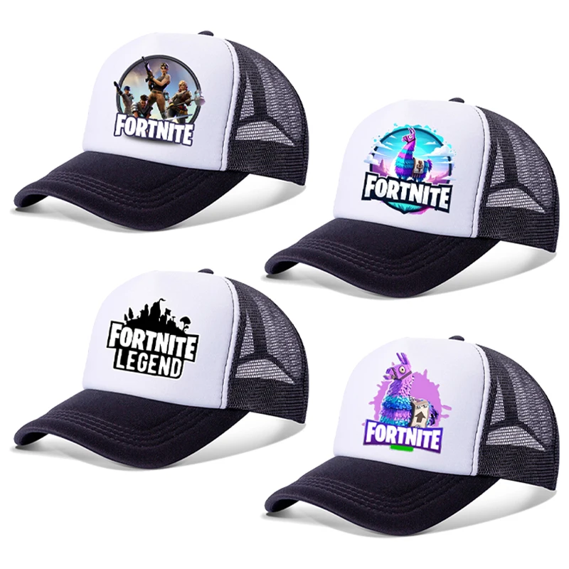 Neue Fortnite Kinder Baseball Caps Cartoon Spiel Gedruckt Hut Jungen Sommer Im Freien Sonnenhut Einstellbare Schirmmütze Kinder Geschenke Image