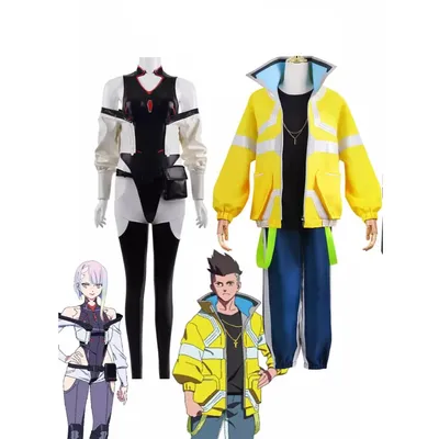 Anime Cyberpunk Edgerunners David Cosplay Kostüm Anime Cyberpunk:Edgerunners David Cosplay Anzug Halloween Kostüme für Männer woma Image