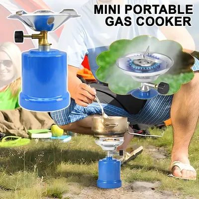 Mini Tragbare Gas Herd Euro Gas Tank Kaffee Herd Einstellbare Sichere Propan Gas Brenner Für Angeln Wandern Picknick Kochen Werkzeuge