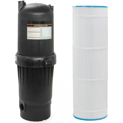 XtremepowerUS 175 sq/ft Swimming Pool Cartridge Filter In-Ground Pool/Spa Pool Filter for Pool Up to 35,000 Gallons