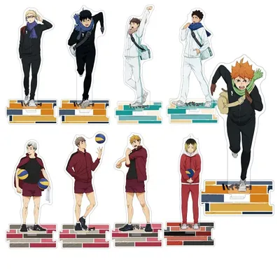 Anime Haikyuu!! Acrylic Stand Kageyama Tobio Volleyball Boys Figures Characters Model Desktop Plate Standing Signs Fans Gift Toy