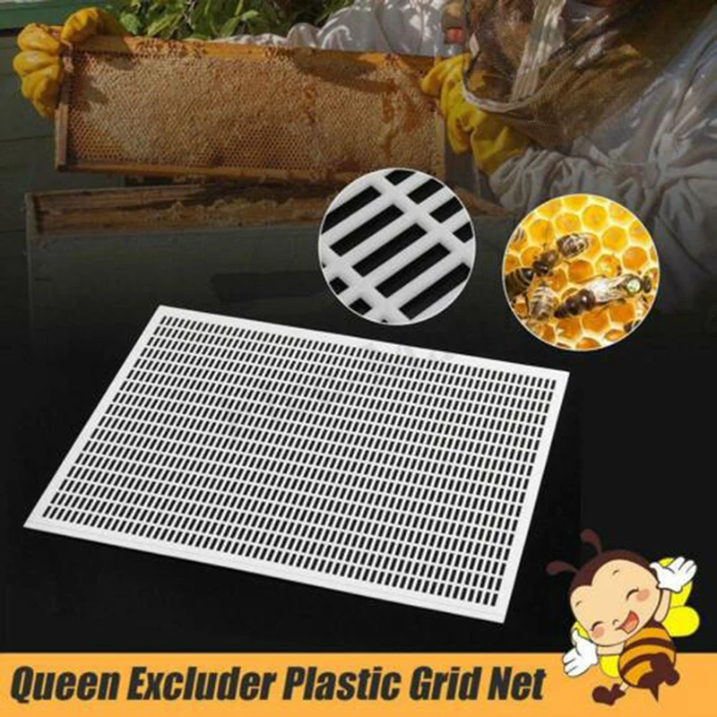 Bee Queen Excluder Trapping Net Grid Imkereiausrüstung Gartenarbeit Imker Queen Excluder Partitionsgitter Universal 51x41cm Image