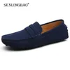 Männer Hohe Qualität Leder Loafer Männer Casual Schuhe Mokassins Slip Auf männer Wohnungen Mode Männer Schuhe Männlich Fahren Schuhe größe 38-49