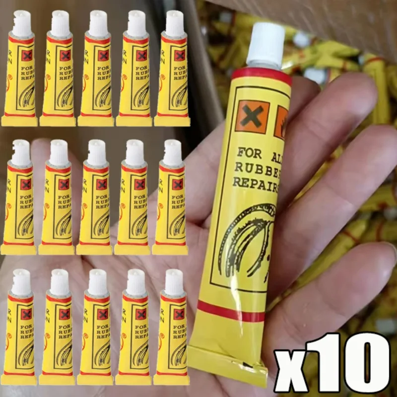 Colla per riparazione pneumatici per auto Colla universale per riparazione forature per camera d'aria per pneumatici per biciclette per moto Colle per riparazione patch per pneumatici per bici Trye