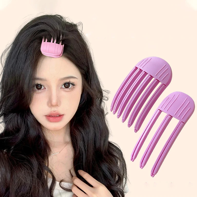 Flauschige Haarnadel Lockenwickler Curling Pony Clips Haarwurzeln Volumizing Haarspangen Frauen Curling Feste Form Clips Mode Volumen Image