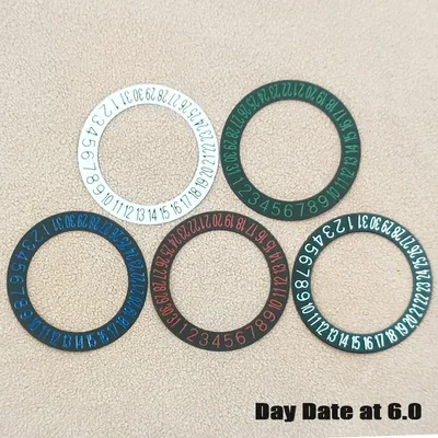 NH35 NH36 Date Dial Date at 6.0H Fit For NH35 NH36 Japan Automatic Movemont NH35 Movt Date Wheel Patch