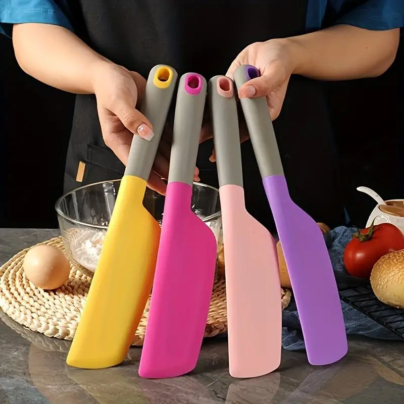 Spatule en Silicone, ustensiles de cuisine, ustensiles de cuisine, grattoir de cuisine, outils de cuisine, pelle, spatules antiadhésives, outil de cuisson