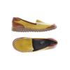 Rieker Damen Halbschuh, Gr. 38, gelb, Leder
