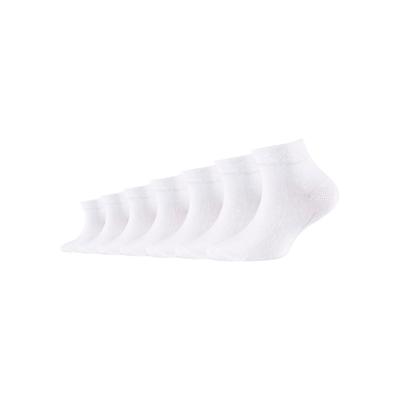 Kurzsocken CAMANO "ca-soft", Kinder, Gr. 39-42, weiß, Baumwollmischung, unifarben, normal, Socken, mit verstärktem Fersen- und Zehenbereich Image