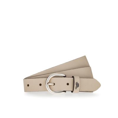 Ledergürtel MUSTANG, Damen, Gr. 105, beige, Rindsleder, casual,modisch,klassisch, Gürtel, Pull-Up-Leder mit Vintagecharakter, in schmaler Form, 2,5 cm Image