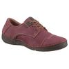 Schnürschuh JOSEF SEIBEL "Fergey 41", Damen, Gr. 41, rot (bordeaux), Leder, casual, Schuhe, Freizeitschuh, Komfortschuh mit Wechselfußbett