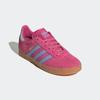 Sneaker ADIDAS ORIGINALS "GAZELLE", Gr. 38,5, shock pink, blau spark, halo blau, Leder, Synthetik, sportlich, Schuhe