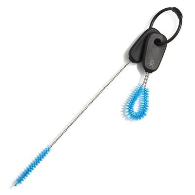 Reinigungsbürsten-Set HYDRO FLASK "STRAW CLEANING SET PACIFIC", schwarz (schwarz, blau), Edelstahl, Reinigungsbürsten, strapzierfähige Nylonborsten Image