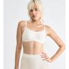 Bustier SLOGGI "GO Daily Cotton Top", Damen, Gr. XXL, N-Gr, weiß (silk weiß), Single Jersey, Obermaterial: 82% Baumwolle, 18% Elasthan, Basic, BHs, glanzeffekt Details