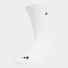 Sportsocken ADIDAS PERFORMANCE "ADILETTE SCK 1P", Herren, Gr. L (43/45), schwarz-weiß (weiß, schwarz), Obermaterial: 55% Baumwolle, 41% Polyester, 3% Elasthan, 1% sonstige Fasern, Socken