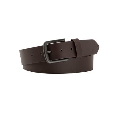 Ledergürtel LEVI'S "SEINE METAL GÜRTEL", Damen, Gr. 100, braun (dunkelbraun), Leder, unifarben, casual,modisch, Gürtel, ADLER POINT METAL BELT Image