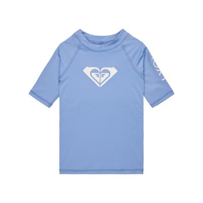 Rash Guard ROXY "Whole Hearted", Mädchen, Gr. 4(101-108cm), lila (grapemist), 86% Polyester, 14% Elasthan, Kurzarm, Shirts Image