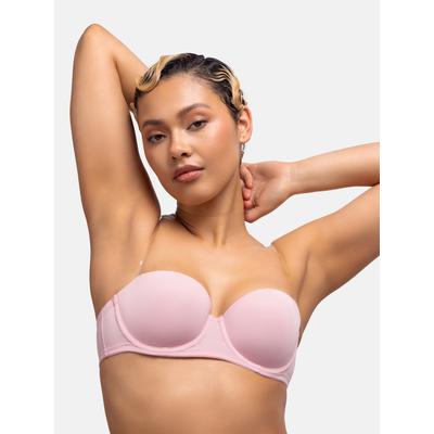 Bügel-BH DORINA "MICHELLE", Damen, Gr. 90, Cup C, pink, Obermaterial: 64% Polyamid, 26% Polyester, 10% Elasthan, unifarben, casual, bequem, BHs, mit vorgeformten Cups Image