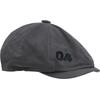 Schiebermütze CHILLOUTS "Dartford Hat", Damen, Gr. S/M, grau, Baumwolle, unifarben, casual, Mützen, mit Zahlenstickerei-Detail