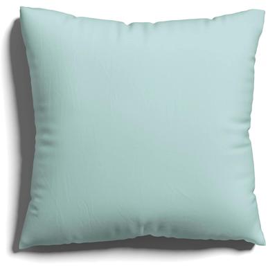 Kissenbezug SCHLAFGUT "EASY Jersey", blau (petrol light), B:40cm L:40cm, Jersey, Obermaterial: 100% Baumwolle, Kissenbezüge, Kissenhülle mit Reißverschluss, weich und saugfähig, Kissenbezug Image