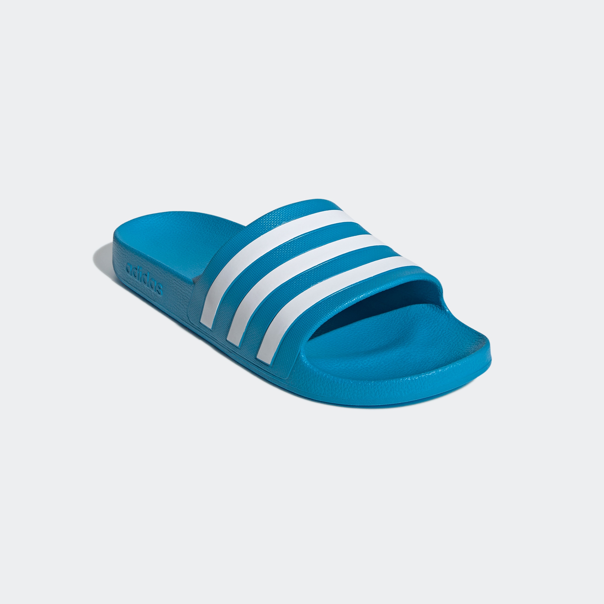 Badesandale ADIDAS SPORTSWEAR "AQUA ADILETTE", Herren, Gr. 44,5, blau (solar blau, cloud weiß, solar blau), Synthetik, Schuhe