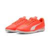 Fußballschuh PUMA "VITORIA II IT JR", Gr. 36, glowing rot, puma weiß, Synthetik, sportlich, Schuhe, für Halle und Straße