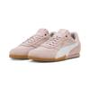 Sneaker PUMA "Bella Donna Nylon Sneakers Damen", Gr. 41, mauve mist weiß gold pink, Obermaterial: Kuhleder, Textil, Synthetik; Futter: Textil; Innensohle: Textil; Laufsohle: Gummi, Schuhe