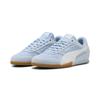Sneaker PUMA "Bella Donna Nylon Sneakers Damen", Gr. 40.5, haute tropic weiß blau, Obermaterial: Kuhleder, Textil, Synthetik; Futter: Textil; Innensohle: Textil; Laufsohle: Gummi, Schuhe