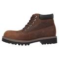 Skechers Men's Sergeants Verdict. Waterproof Chelsea Boots, Dark Brown Crazyhorse Leather, 8 UK