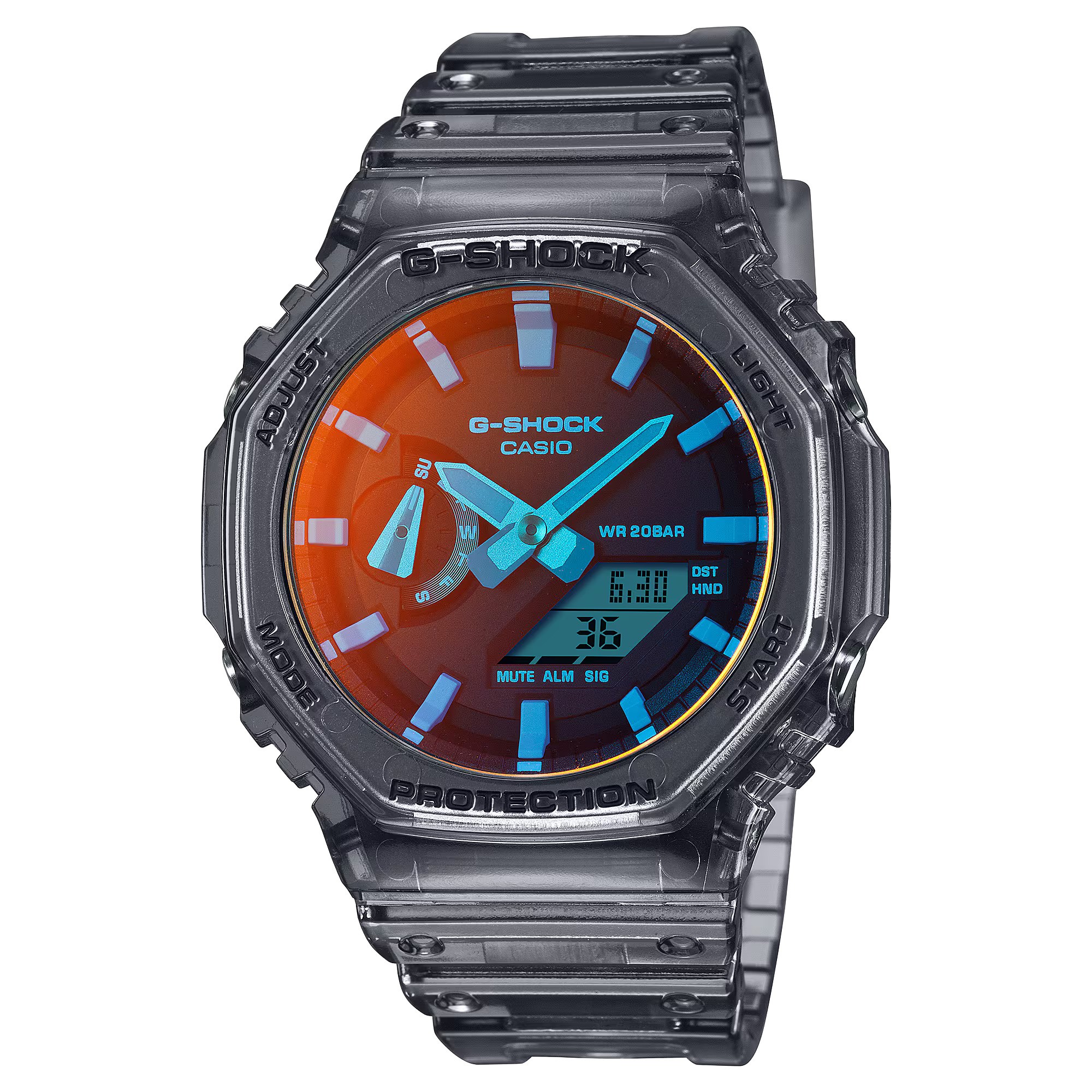 Casio G-shock Mens Black Watch GA-2100TLS-8AER - One Size | Casio Sale | Discount Designer Brands