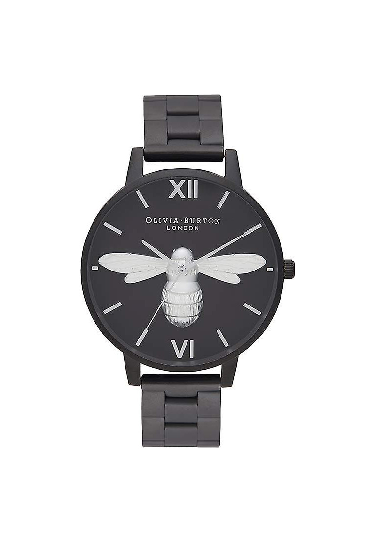 Olivia Burton Womens OB16SHB01 Ladies Watch - Black Stainless Steel - One Size | Olivia Burton Sale | Discount Designer Brands