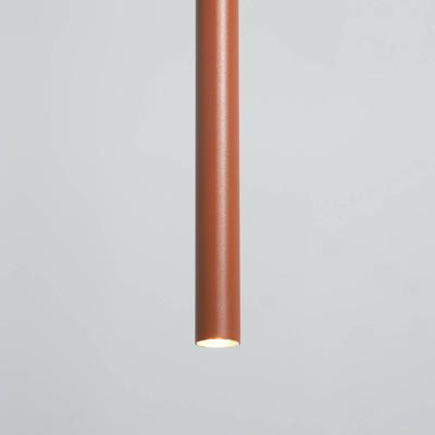SIGMA Hängeleuchte Sopel 1, ziegelrot, 1-flammig, Stahl, Ø 5 cm Image