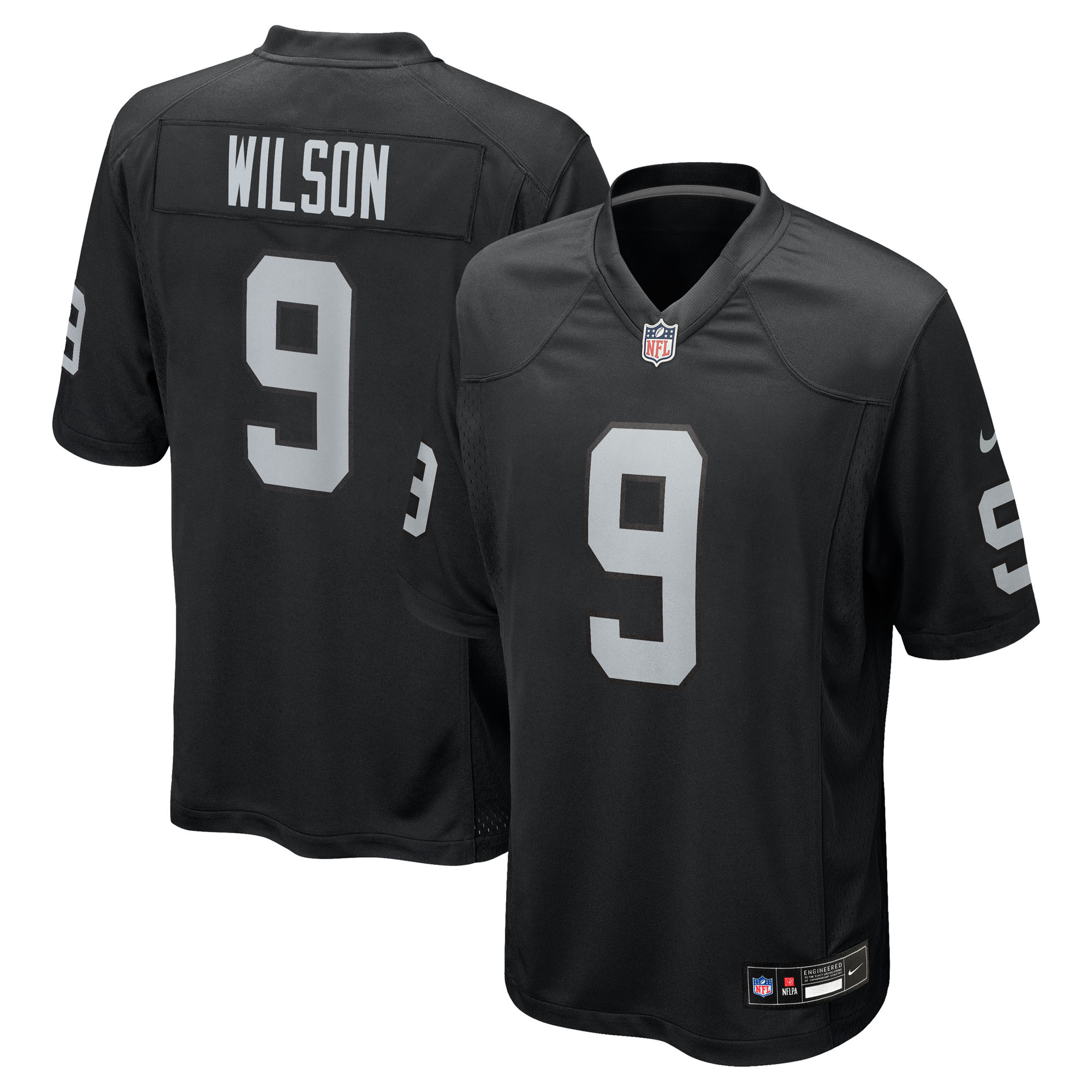 Las Vegas Raiders Nike Heimtrikot – Schwarz – Tyree Wilson – Herren Image